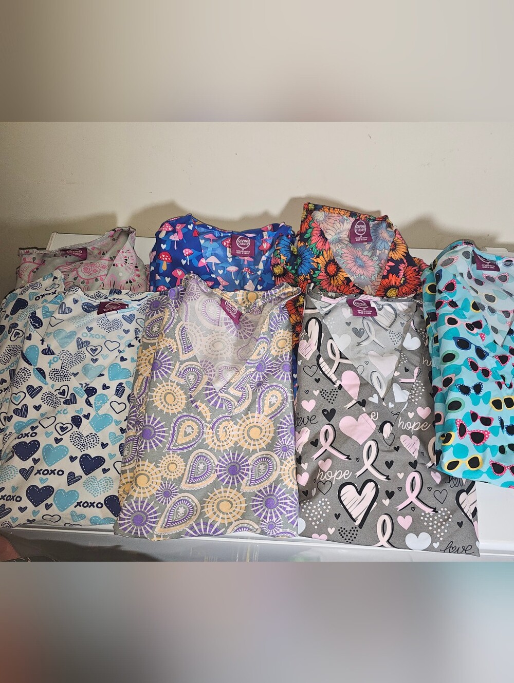 Divine Curves Scrub Tops